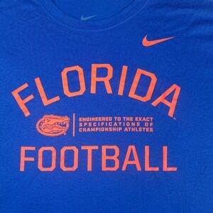 NWT Nike Florida Football T-Shirt Mens 3XL Blue Dri-FIT Gators Legend  NCAA SEC